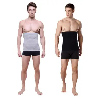 

2020 Mens Shapers Waist Trainer Slimming Belt Waist Cincher Corset Body Shaper Workout Belt Compression Corset Body Shapers