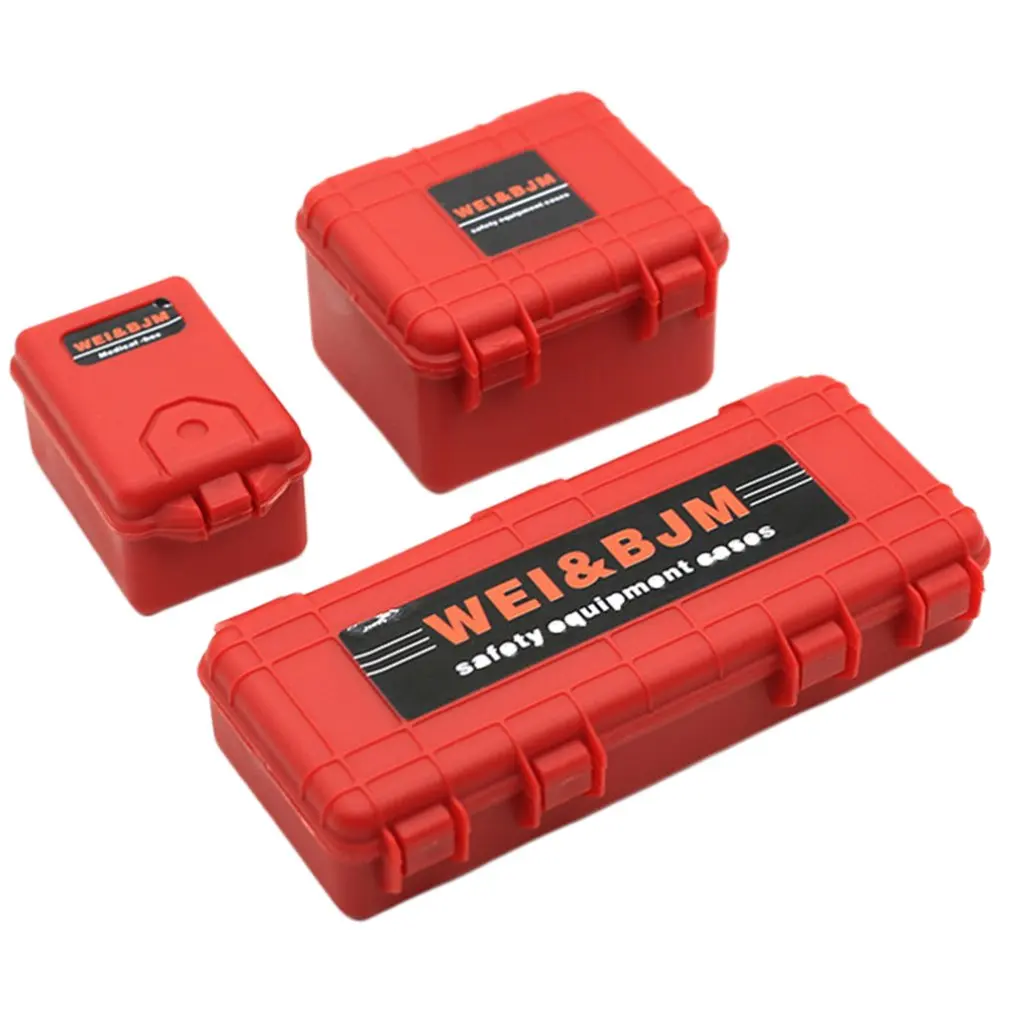 

TRX4 SCX10 Parts 90046 Decoration Suitcase Simulation Luggage RC Car Rock Crawler Roof Mini Case Gift 1/10 Openable Model