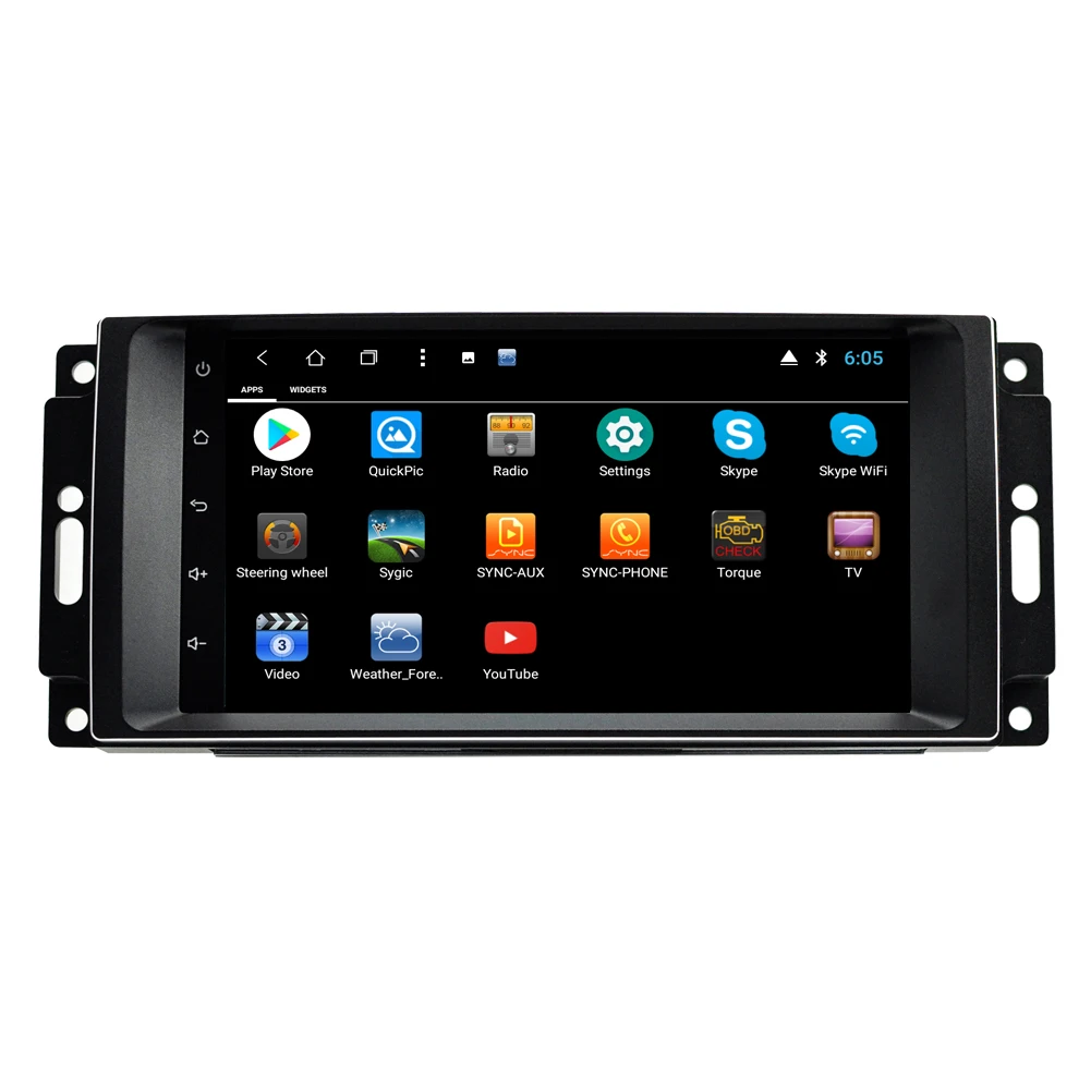 NaviTopia 1024*600 7 дюймов 8 core ram 2G rom 32G Android 8,1 автомобильный радиоплеер для Jeep Compass старый с картами/gps