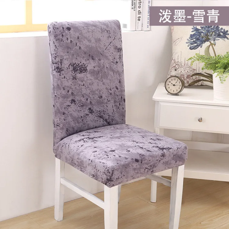 AD 1/2/4/6 шт. дома гостиной Кухня Чехлы для обеденного стула эластичные съемные моющиеся без кронштейна сиденье Чехол протектор вечерние сиденья - Цвет: AD