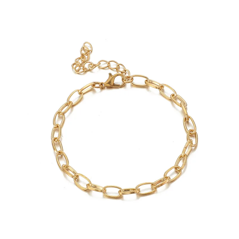 

2019 Bohemian New Jewelry Fashion Exaggerated Chain Pearl Shell 3 Piece Bracelet Bracelet