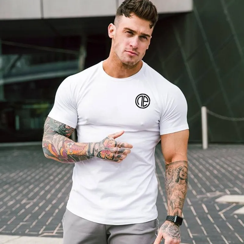 Новинка Мужская Летняя мода для отдыха высокое качество футболка мужская с