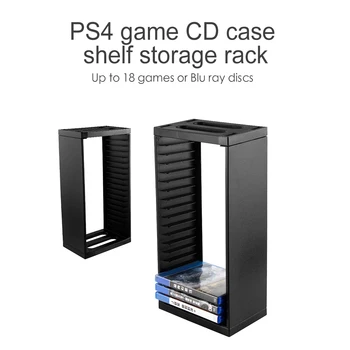 

Universal Game Disc Storage Showcase Tower CD Game Shelf Rack Holder Host Disc Storage Box Bracket for PS4 Slim Pro Parts