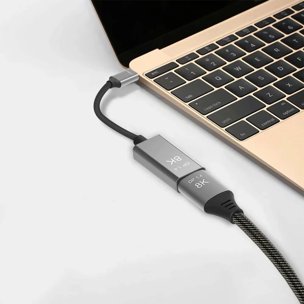 Thunderbolt 3 кабель Переходник USB C на Displayport конвертер Папа мама Тип Кабеля DP 1 4 разъем