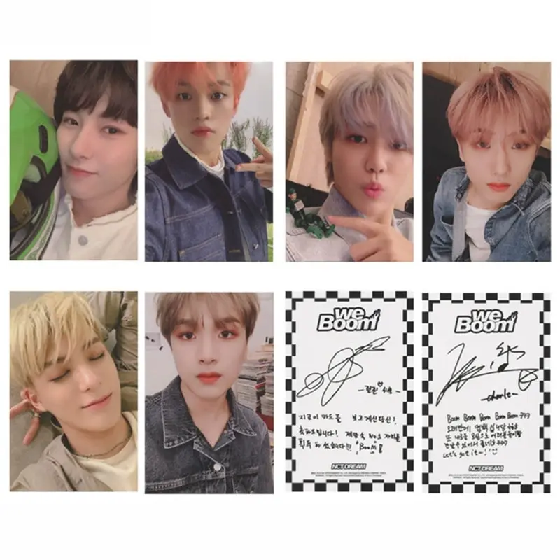 

For K-POP NCT DREAM Lomo Cards Poster Self Made Paper Photo Cards Fans Gift Collection 6Pcs/set