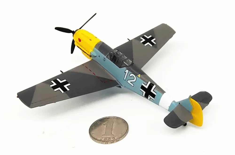 1: 72 немецкие ВВС BF109E/TROP модель истребителя маленькая ручная продукция 37276