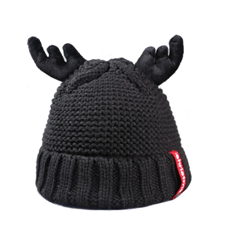 Шапка-бини, женская шапка, кашемировая шапка-рога, шапка Skully, модная, теплая, не сужающаяся книзу, мягкая, тянущаяся, вязаная шапка, зимние шапки бини, Лыжная шапка