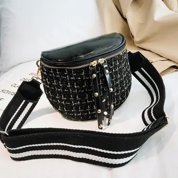 

Female Shoulder Messenger Bags Small Wool Crossbody Bags for Women New Luxury Designer Leather Ladies' Travel Purse And Handbags