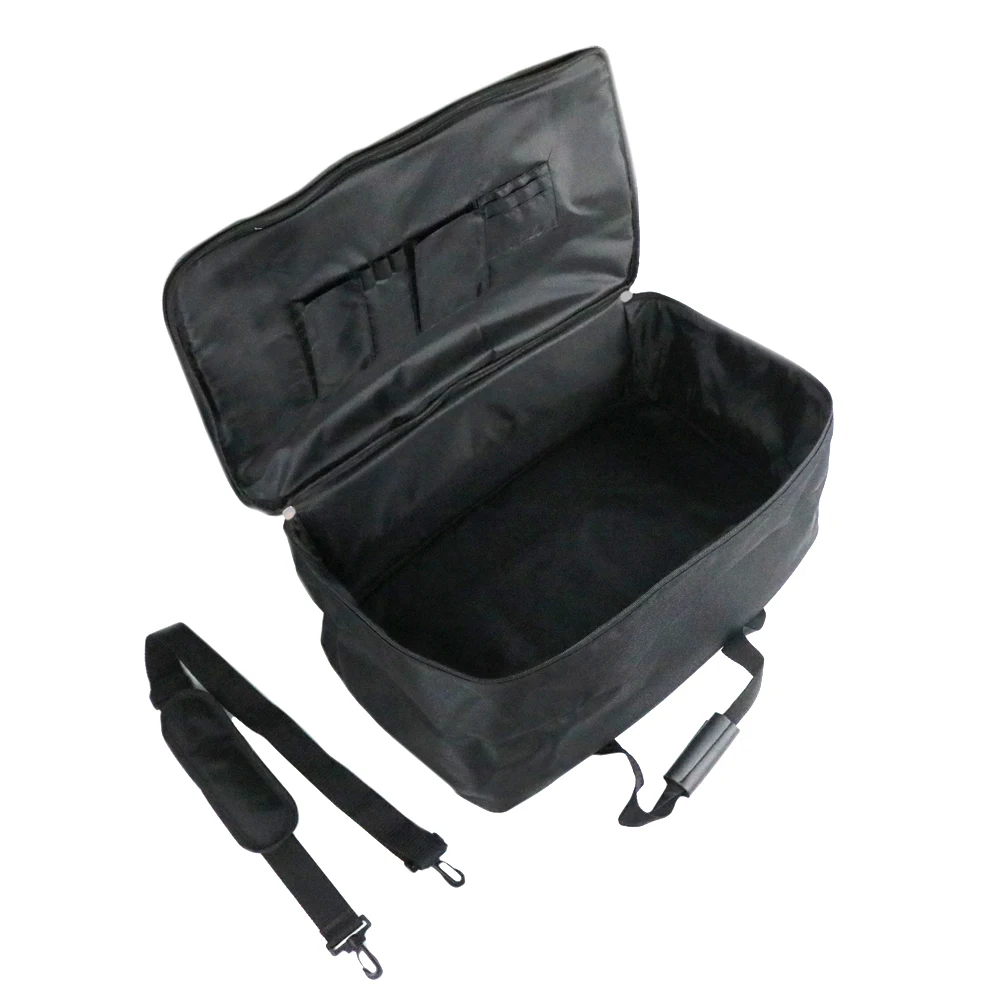 Черная сумка для путешествий на мотоцикле багажа с вкладышем расширяемая