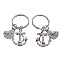 Приграничные европейские и американские импортные товары аксессуары папа Лодка Якорь мама мать и отец мама и подарок для папы брелок