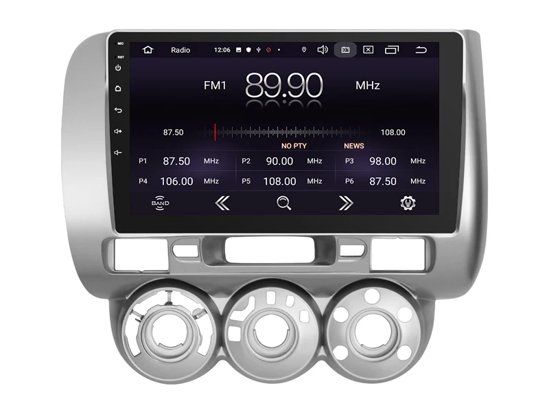 OTOJETA Android 10 2.5D экран Автомобильный Радио плеер для Honda FIT JAZZ RHD 06 08 bluetooth Мультимедиа