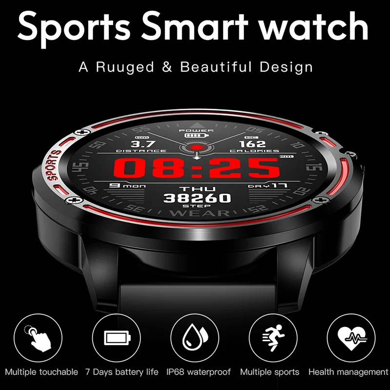 Смарт часы Timewolf IP68 ЭКГ артериальное давление умные Android для мужчин спортивные