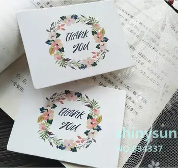 

50pcs/lot product Rectangle Garland \"Blessing \" Small Creative Fashion Writable 6x8cm Supplies Card