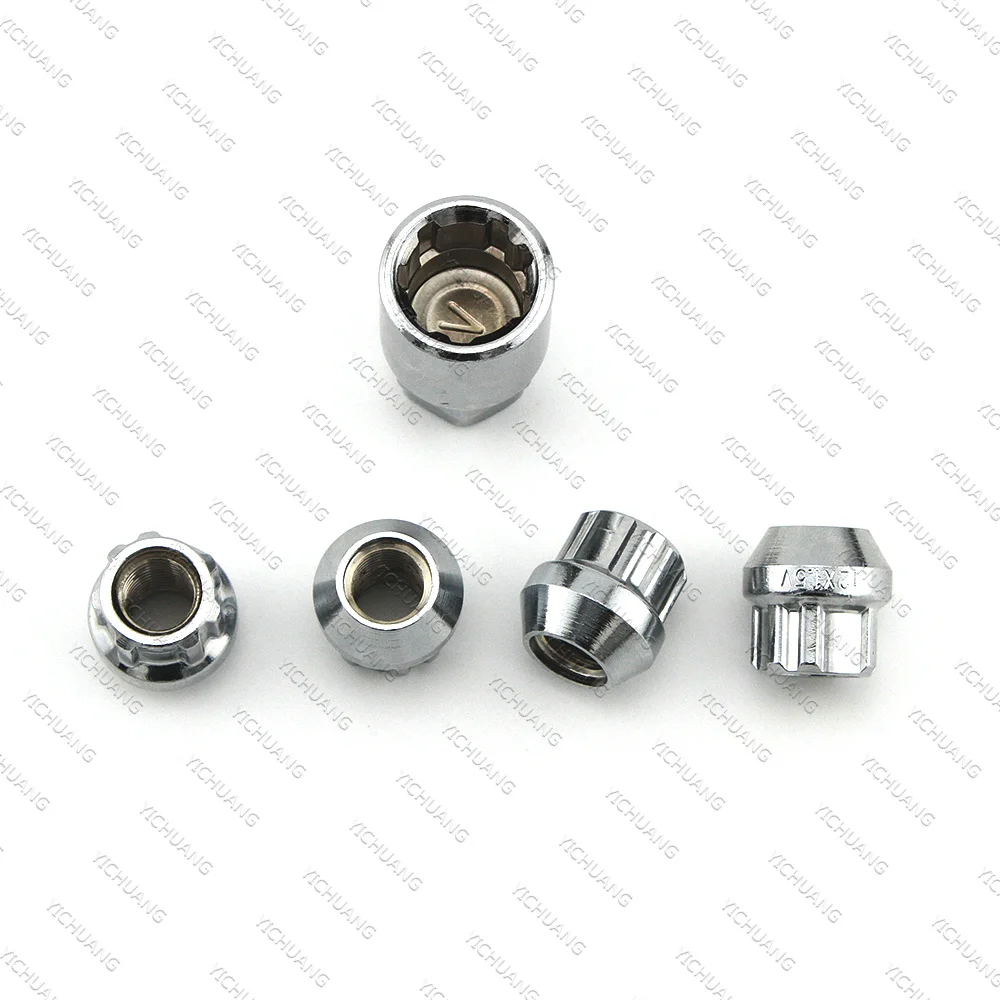 Auto Accessories Car Accessories Wheel Bolt Lock M12x1.5/M12X1.25 Car Wheel Lock Lug Nuts for Toyota Nissan Mazda Honda Ford
