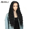 NOBLE 13x4 Lace Frontal Wig Cosplay Wigs for Black Women Ombre Blonde Wigs 28 Inch Long Wavy Heat Resistant  Synthetic Wig ► Photo 2/6