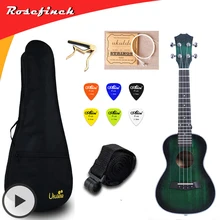 23 polegada concerto ukulele 4 cordas mini guitarra mogno ukelele com saco capo string strap picaretas presente havaí guitarra uku uk2329a