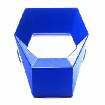 

Decorative Engine Cover Trim Blue Metal Car Stop Push Button Protection