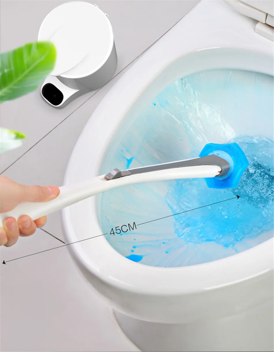 ONEUP одноразовая щётка для туалета стерилизатор без мертвой углы набор для чистки туалетной щетки держатель Очиститель инструмент Аксессуары для ванной комнаты