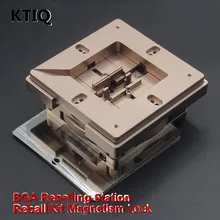 BGA станция Набор 90*90 мм 80*80 мм BGA станция для реболлинга с 10/шт Универсальные трафареты BGA Паяльные шарики