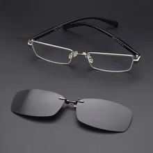 

Glasses Frame For Men Square Prescription Eyeglass Optical Polarized Magnetic Sunglasses Goggle Reading Spectacle Golden 9052