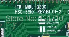 Доска промышленного оборудования ITRI-MIRL-Q300 HSC-ESIO REV B1 01-2 интерфейс на задней стороне