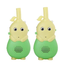 2 шт интерактивные детские игрушки мультфильм Красочный светодиодный 2 пути Интерком Приключения большой диапазон ручные радио подарки Рождество рация