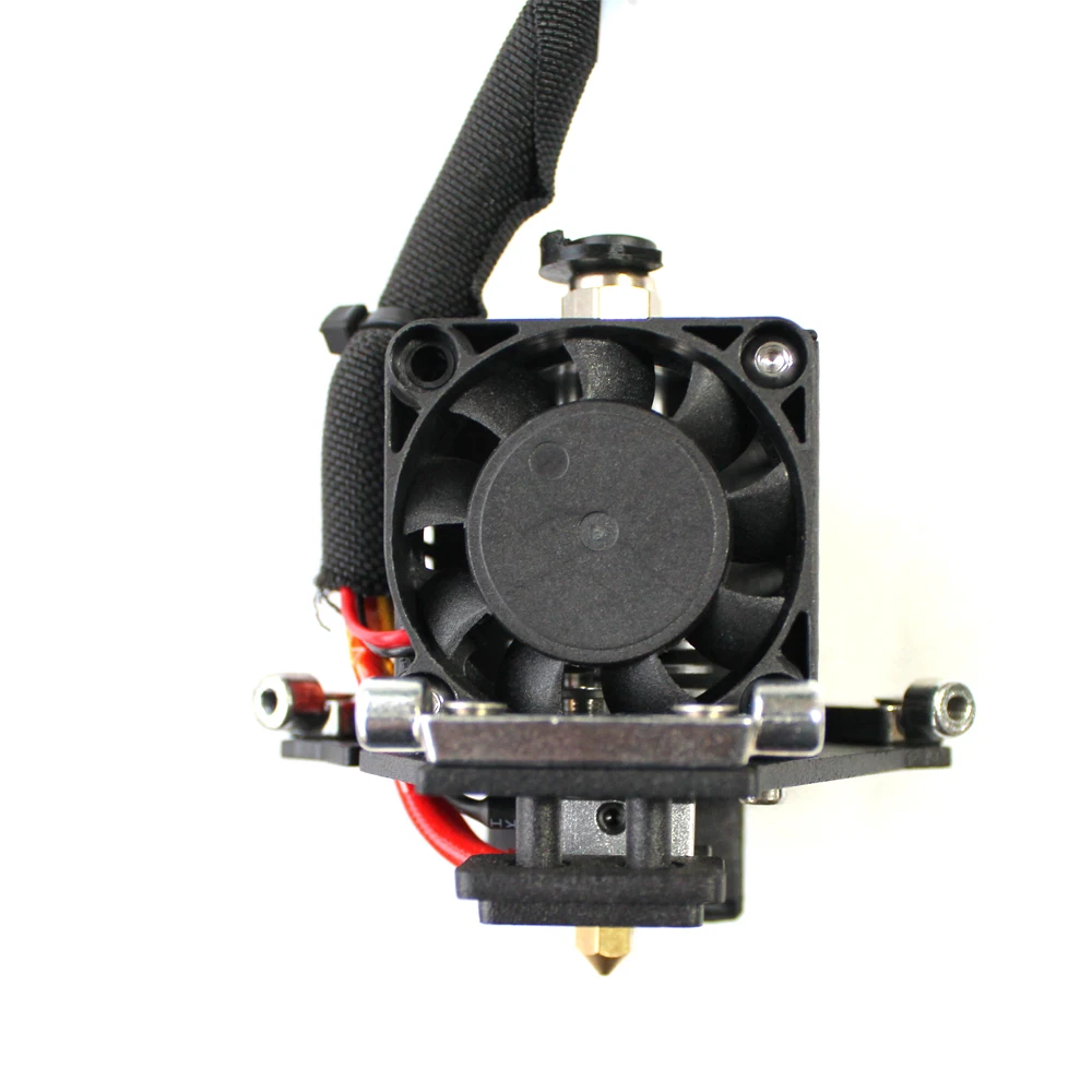 FLSUN 3D Printer Effector For Q5 Parts 1.75mm PLA Filament  With V6 Heat-End 0.4mm Brass Nozzle  24V Cooling Fan
