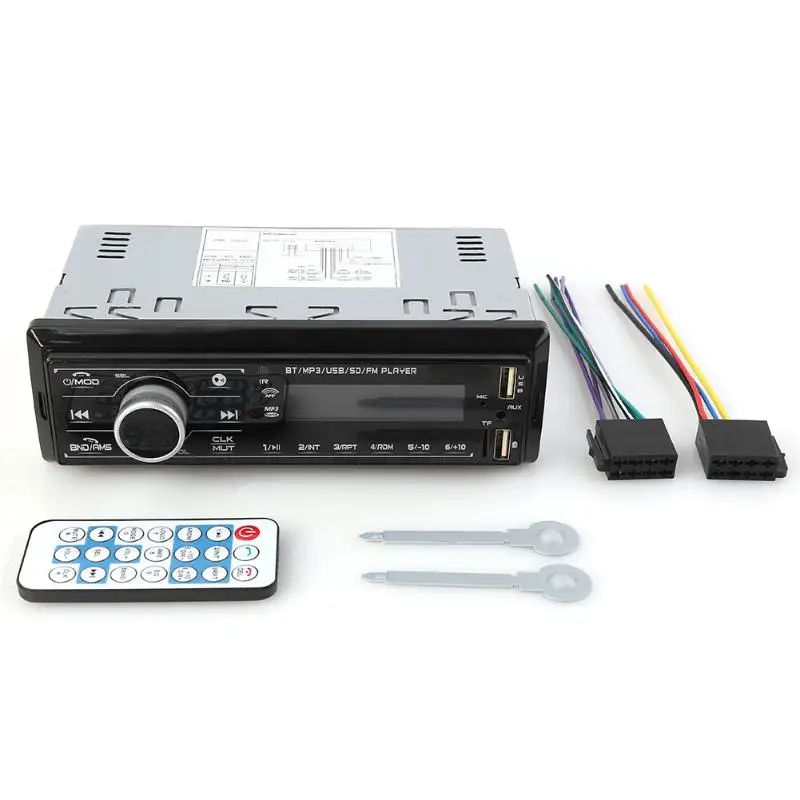 VODOOL 3206 одиночный 1 DIN автомобильный стерео MP3 плеер Bluetooth FM радио в тире головное устройство AUX-In цифровой медиаприемник автомобильный аудио