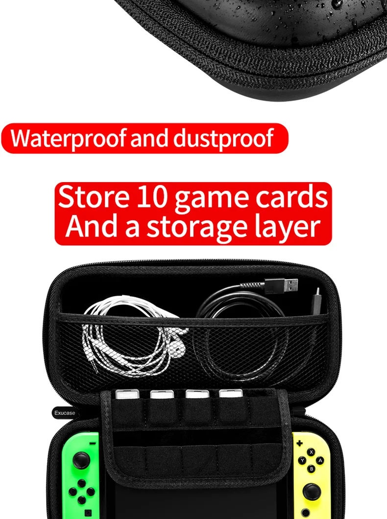 Сумка для хранения для nyd Switch nindos Switch Console портативный чехол для переноски 19 держателей карт для игр чехол для Nintendo doswitch