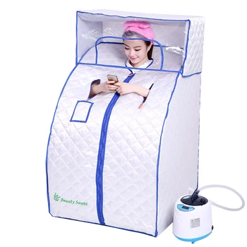 

Home Spa Detoxification Sauna Bath box steamer Removable Head Cover with Stainless Steel Herbal Weight Loss Fumigation Machine