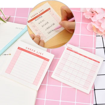 

Memo Pads Desk Checklist Planning Paper Office Diary Planner Stickers Memory Crads
