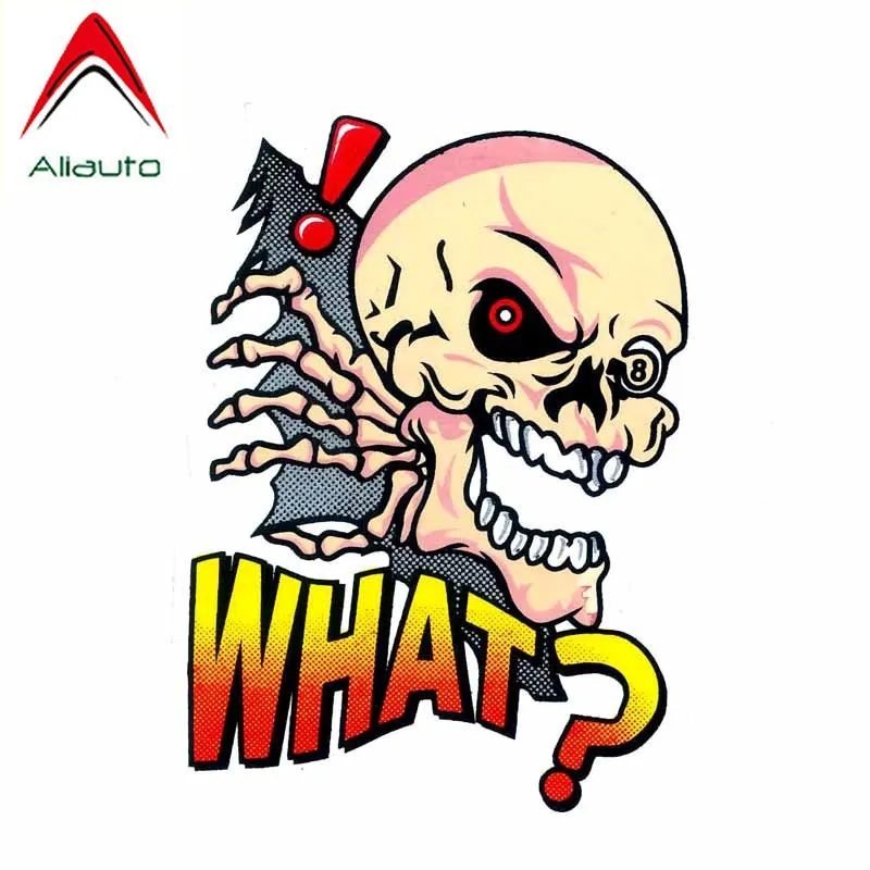 Aliauto креативные автомобильные Стикеры забавный Naughty WHAT? ПВХ наклейка с