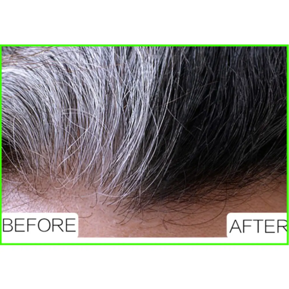 Мгновенный черный шампунь для волос после окрашивания черная краска для волос может естественным образом почернить черные волосы и белые волосы в течение 5 минут