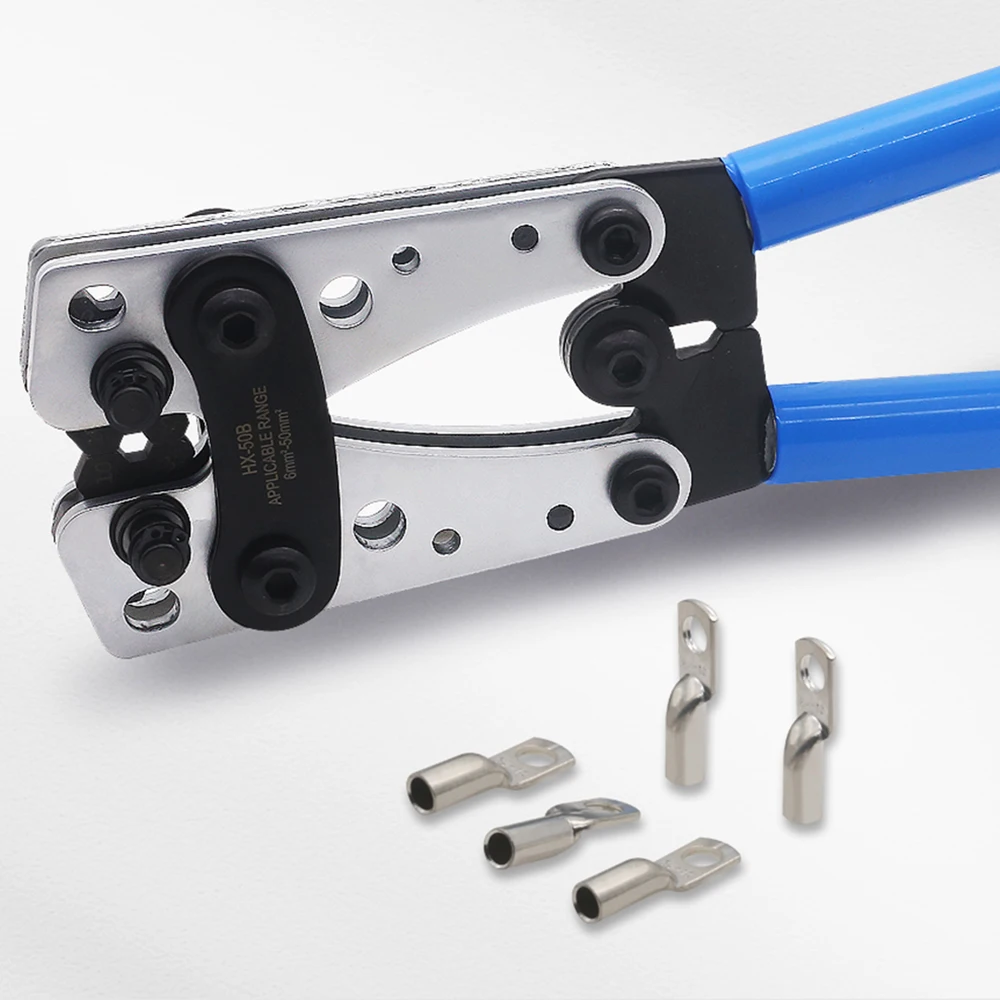 6-50mm Battery Cable Lug Crimping Tools Wire Crimper Awg10 8 6 4 2 1/0 Heavy Duty Wire Lug Battery Terminal Copper Lugs Terminal - Pliers - AliExpress 6-50mm Battery Cable Lug Crimping Tools Wire Crimper Awg10 8 6 4 2 1/0 Heavy Duty Wire Lug Battery Terminal Copper Lugs Terminal - Pliers - AliExpress