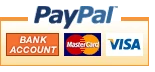 Credit or debit card through PayPal