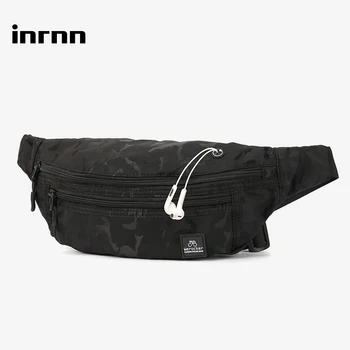

inrnn Fashion Men Waist Bag Waterproof Men's Belt Bags Outdoor Sports Sling Chest Bag for Teenager Male Shoulder Messenger Bag