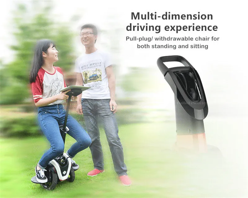 I-ROBOT-GO two wheels balancing vehicle Stand and sit adult foldable electric scooter self-banlance Body feeling vehicle (6)