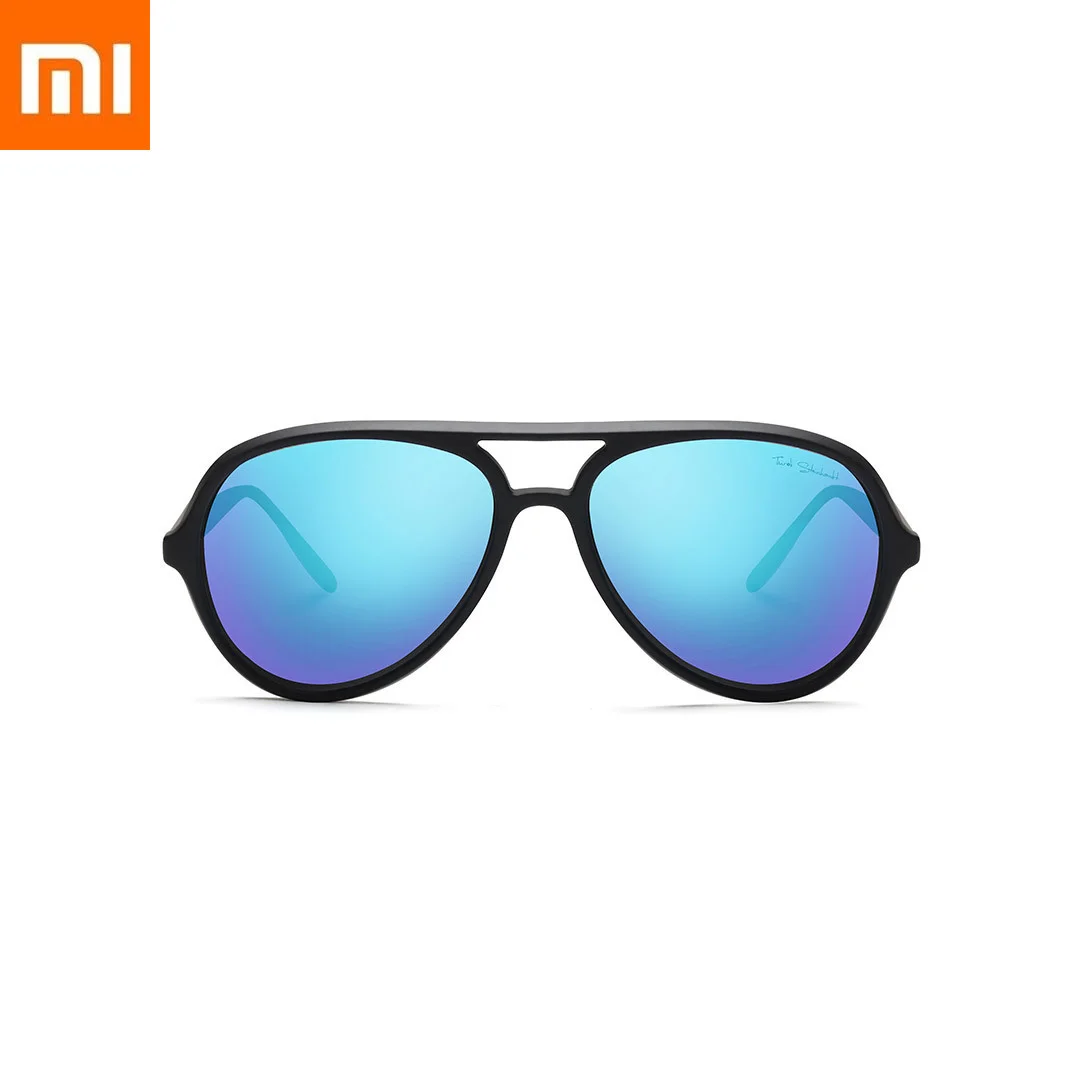 Xiao mi JIA mi home Ts Ice Blue Pilot Солнцезащитные Очки стильные модные Tac поляризационные линзы большая зеркальная оправа Xio mi для подарка путешествия