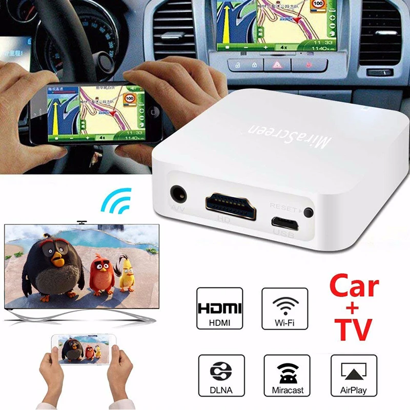 

New Car Wireless Smart Wifi Display Anycast Screen Mirroring AV Stick Video Adapter Receiver Dongle Screen Mirrors Box