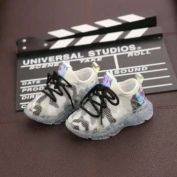 

Children Shoes Sneakers Kids Girls Running Shoes Anti-Slip Sports style Boys Outdoor Breathable Shock Absorption SMM08
