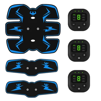 

LED Display Stimulator Abdominal Muscle Trainer EMS Muscle Training Tool 6 Modes Adjustable Bodybuilding
