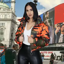 Wjustforu, зимний Камуфляжный пуховик для девушек, 90% белый утиный пух, толстый, с капюшоном, Wwo, одежда, Babble, пальто, теплая куртка, модное пальто