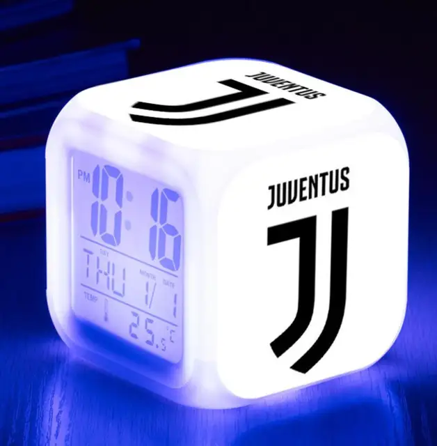 Soccer Club Watch Flash orologio digitale 7 colori LED sveglia Real  Sociedad de Futbol regalo per bambini lampada da letto a LED Dropship|Alarm  Clocks| - AliExpress