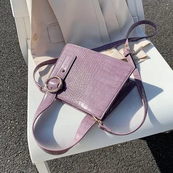 

Crocodile Pattern PU Leather Crossbody Bags for Women New Summer Female Shoulder Handbags Casual Small Ladies' Travel Totes Bags