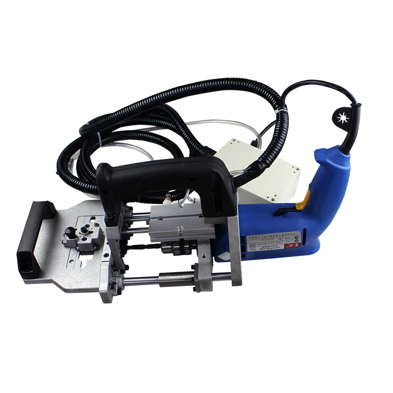 Portable Pneumatic Side Hole Machine Woodworking Drilling Tools Horizontal Drill Side Hole Punching Machine 220V 500W
