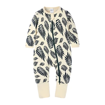 Neonate Ragazzi Salopette Cotone unisex Capispalla Abiti per neonati Bambino Bambini Cartoon Stampa Vestiti Pagliaccetto per bambini Pigiama