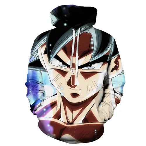 Dragon Ball Z напечатаны 3D толстовки мужские Аниме Дизайн Уличная Для мужчин весна длинный рукав пуловер мужской спортивный костюм - Color: AFKH1479(Asian Size)