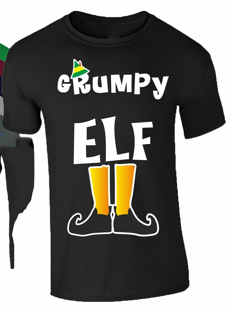Grumpy футболка с эльфом пижамы для всей семьи PJ's Idea старый папа Рождественский