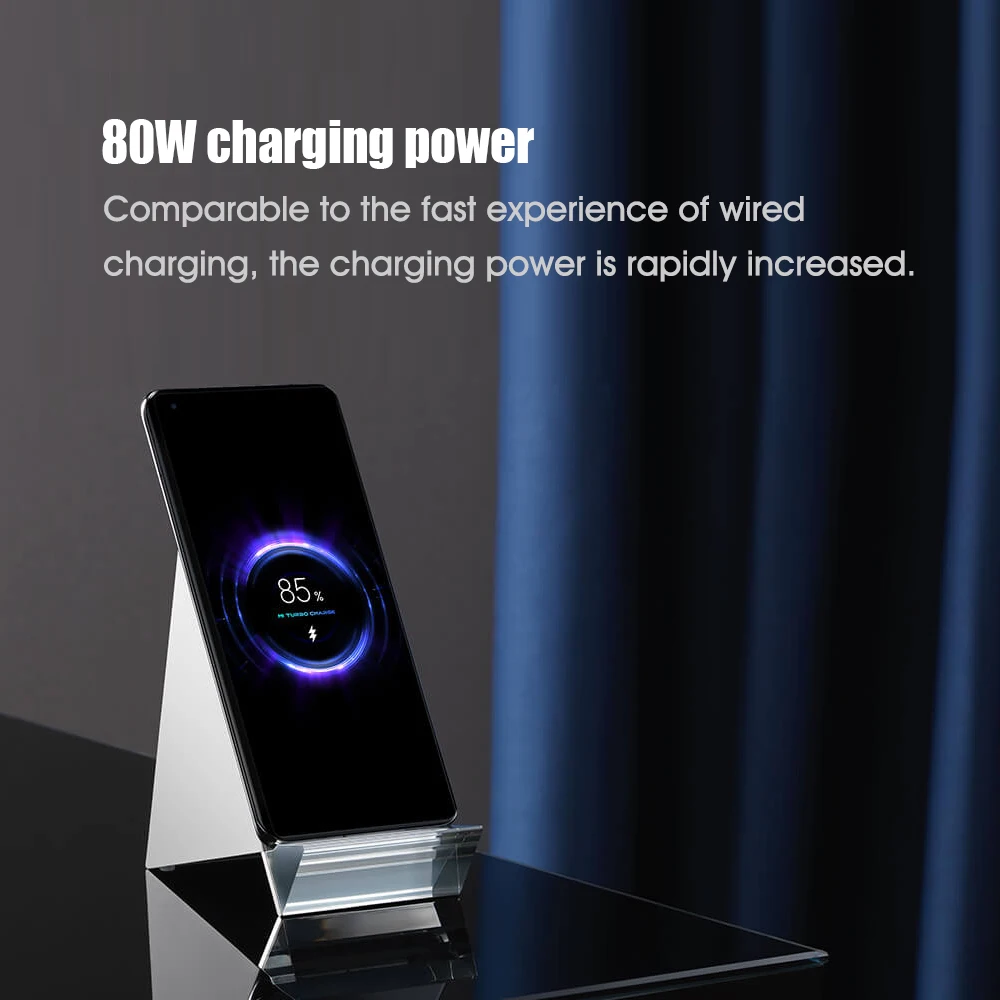 Xiaomi MDY-13-ED 80W Wireless Charging Stand Set description image 3