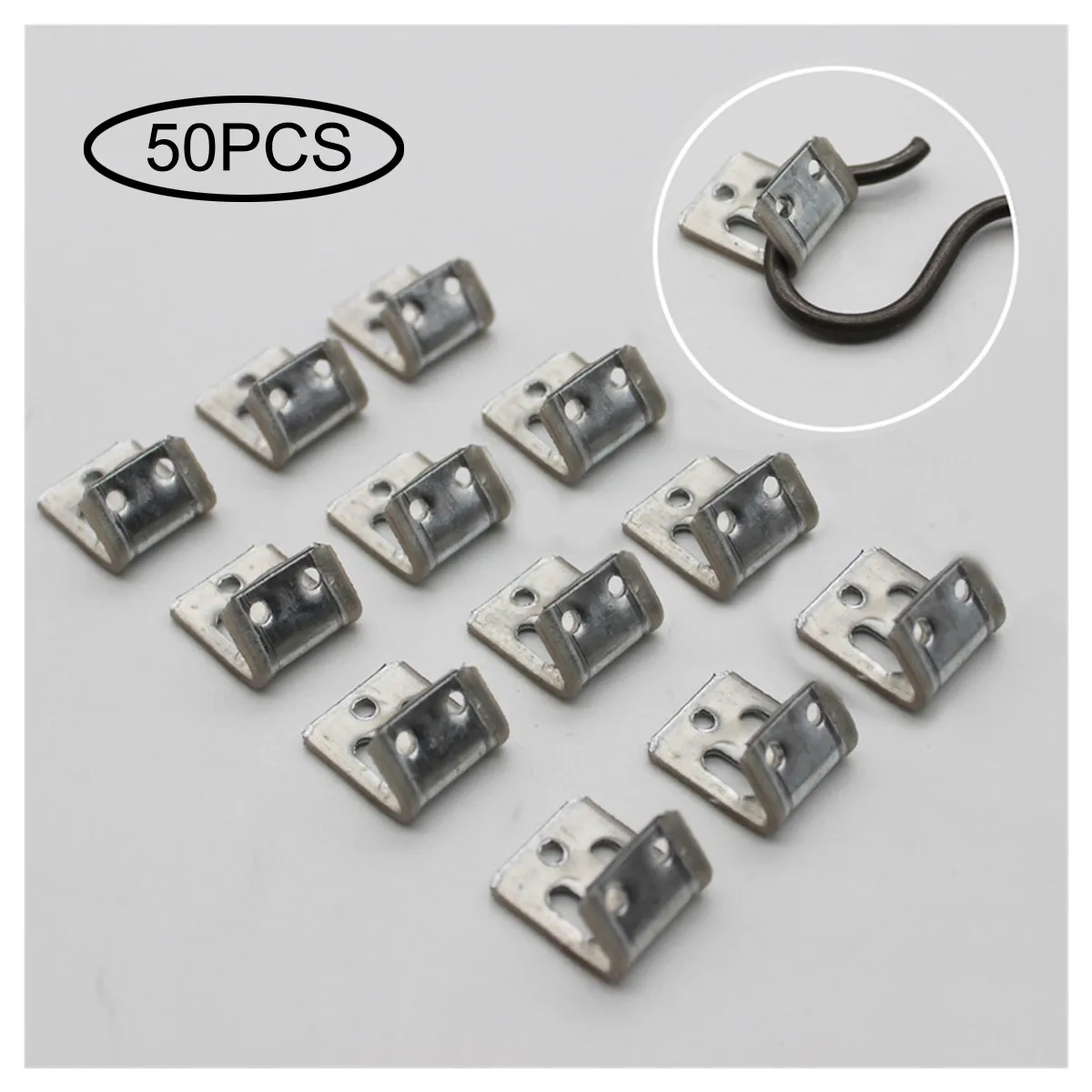 Sofa Spring Repair Clips S Clip with Plastic Wrap for Furniture Chair Couch  Upholstery Springs Clamp Replacement Accessories